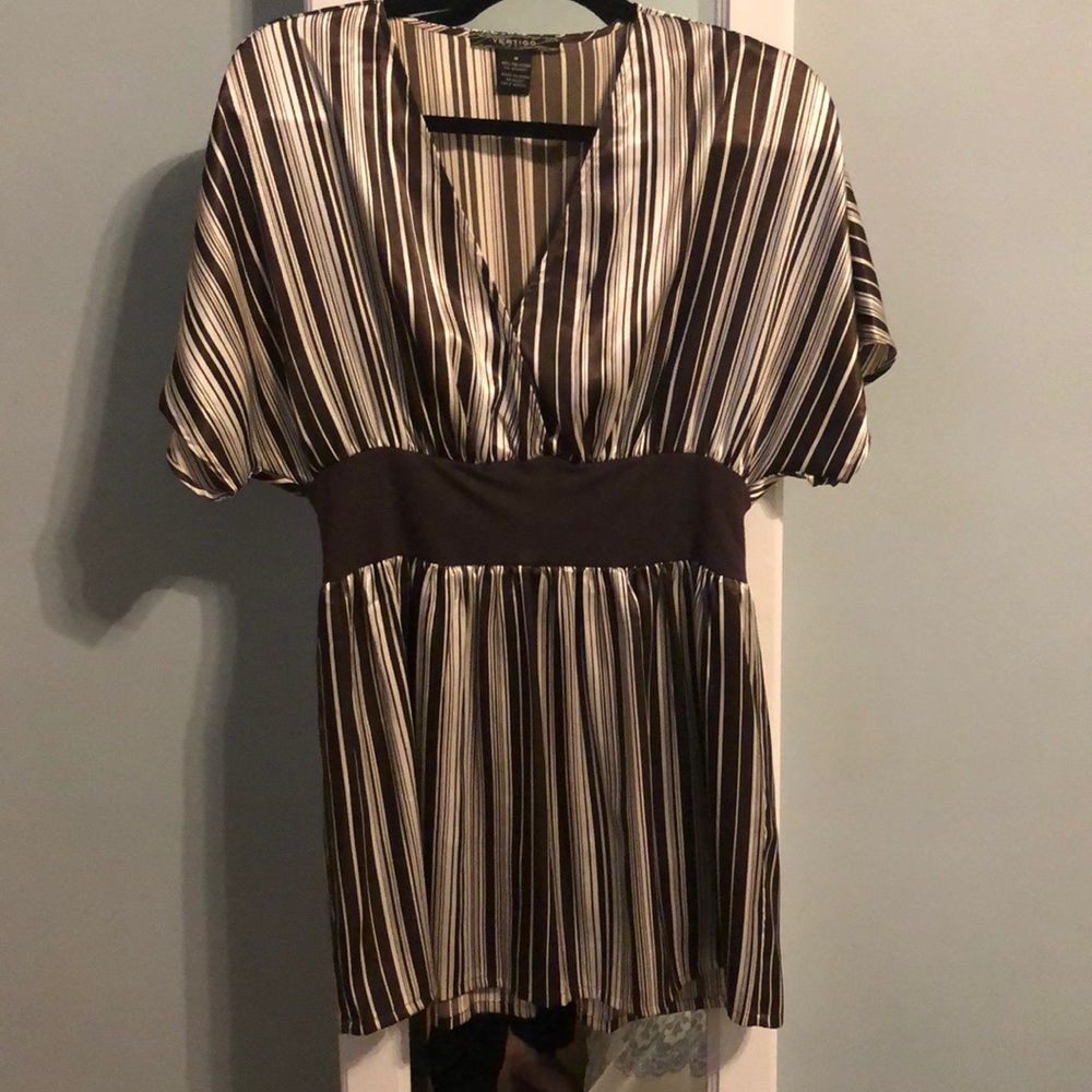 Satin flowy top